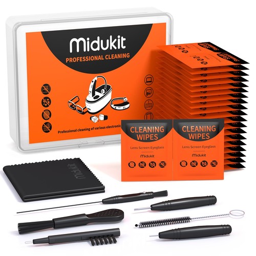 Hearing aid cleaning kit with - hearing,