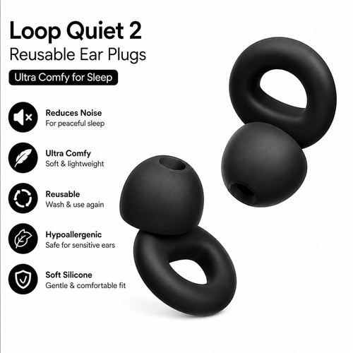 New loop quiet reusable - new,