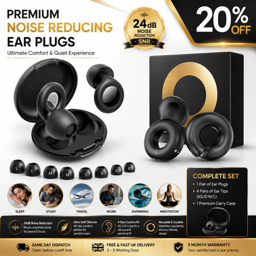 New loop quiet reusable ear - new,